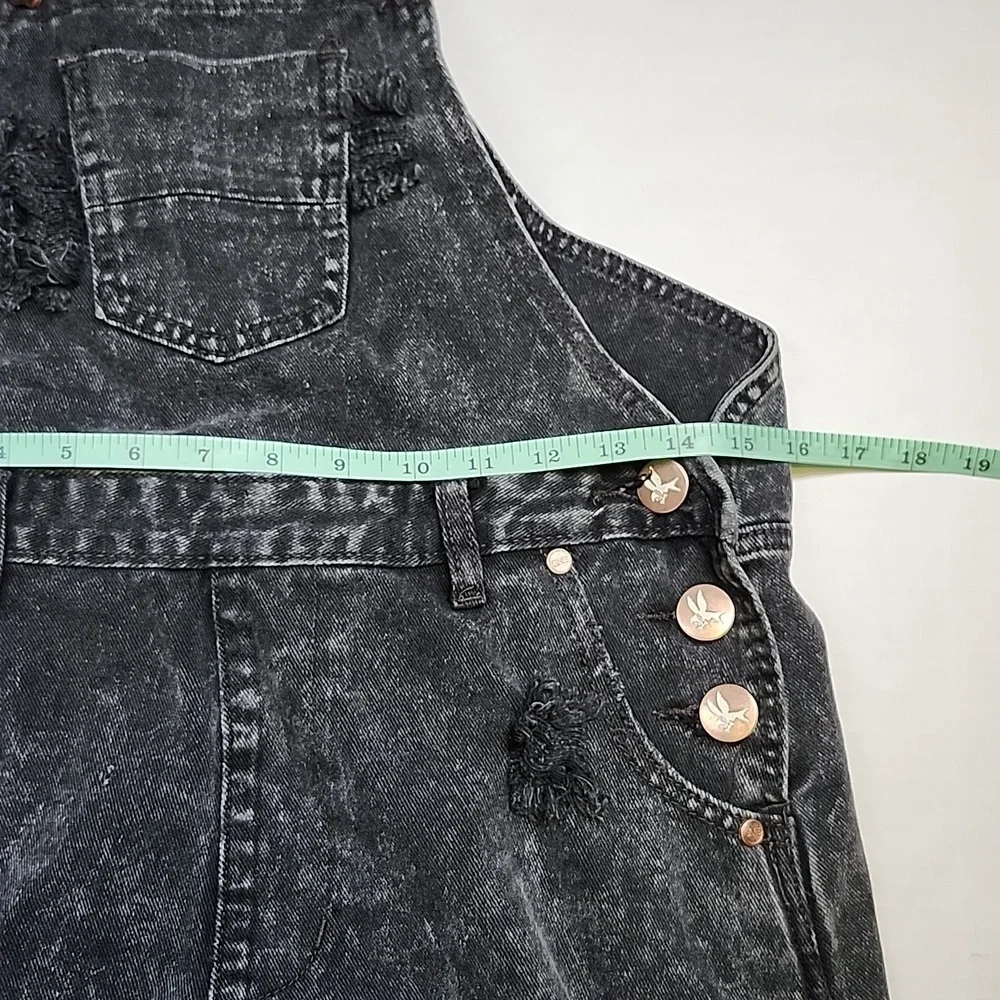 One Teaspoon black denim overalls Size 26